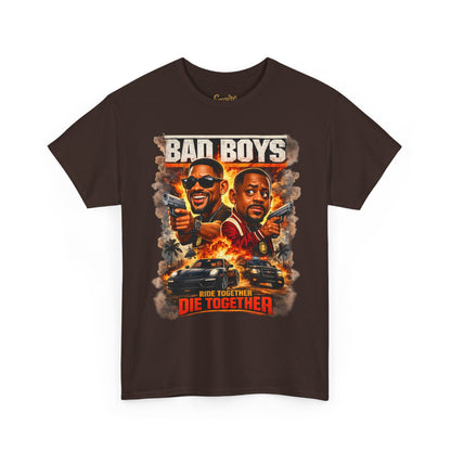 Bad Boys Movie Poster Tee — "Ride Together, Die Together" Graphic T-Shirt