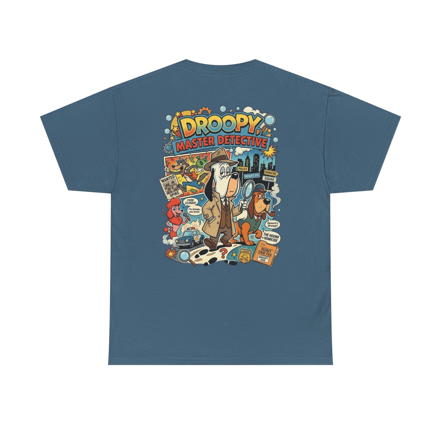 Graphic Tee — "Master Detective" Retro Cartoon T-Shirt