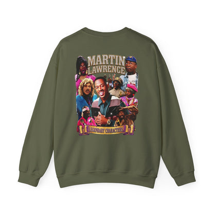 Martin Crewneck Sweatshirt — 'Legendary Characters' Retro TV Cast Graphic
