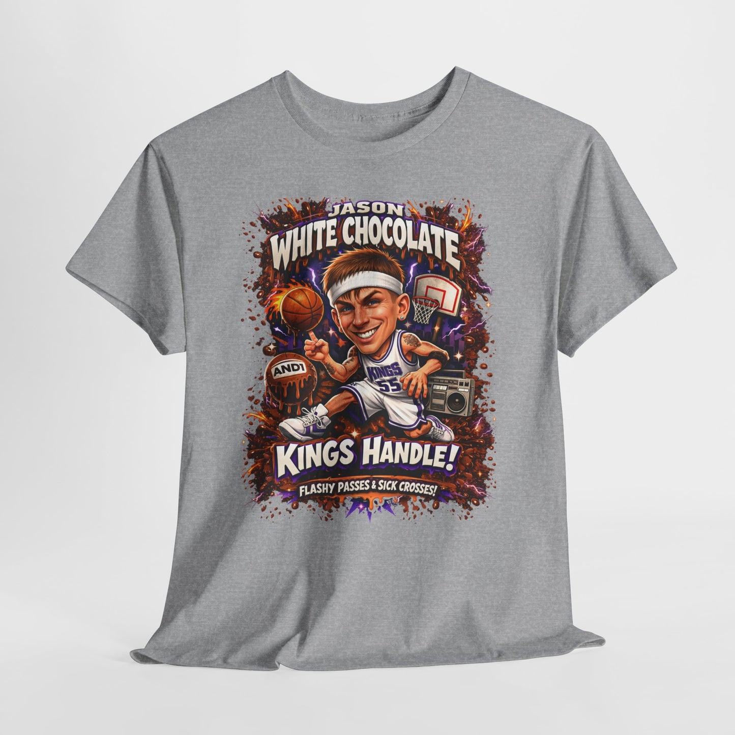 White Chocolate Kings Handle Basketball T-Shirt