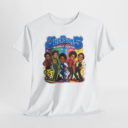 Jackson 5 Retro Graphic Tee — 'The Ultimate Collection' Vintage Band T-Shirt