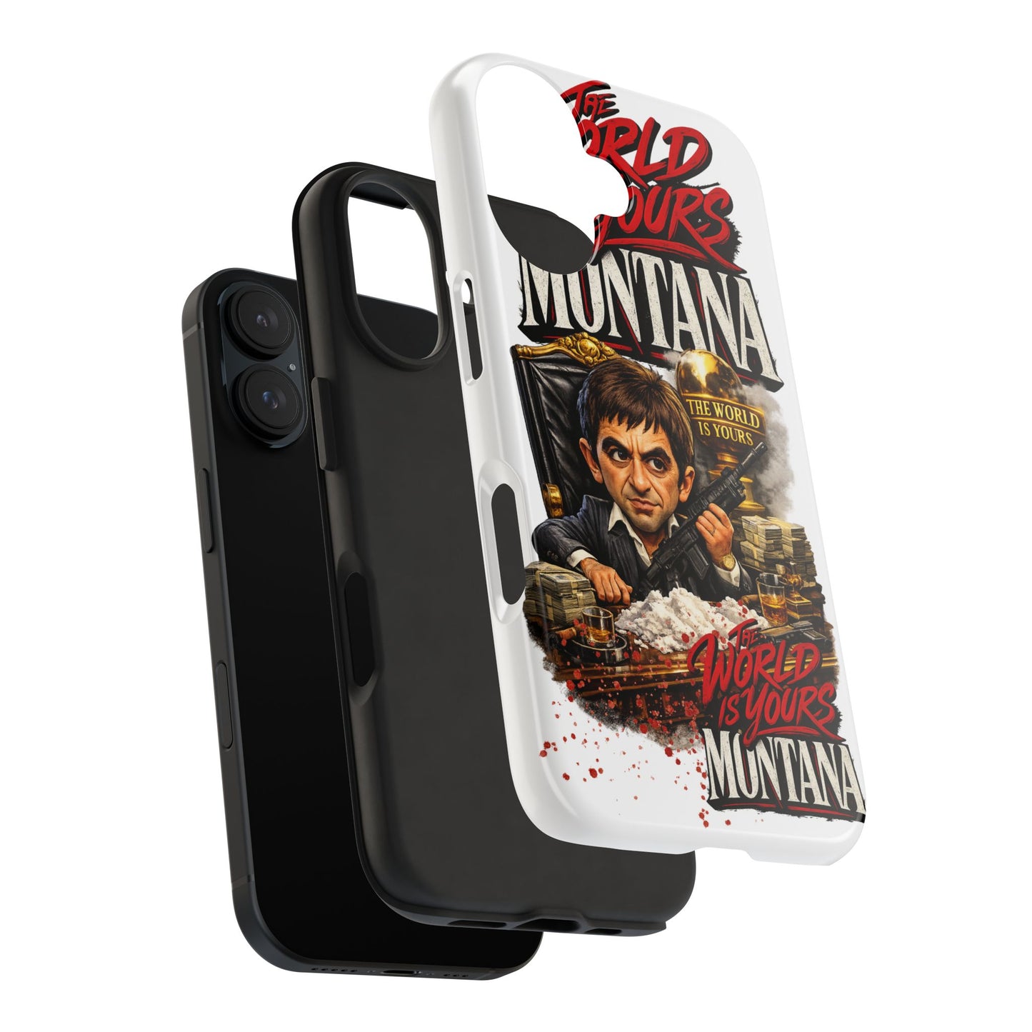Tony Montana "The World Is Yours" Vintage Caricature Tough Phone Case