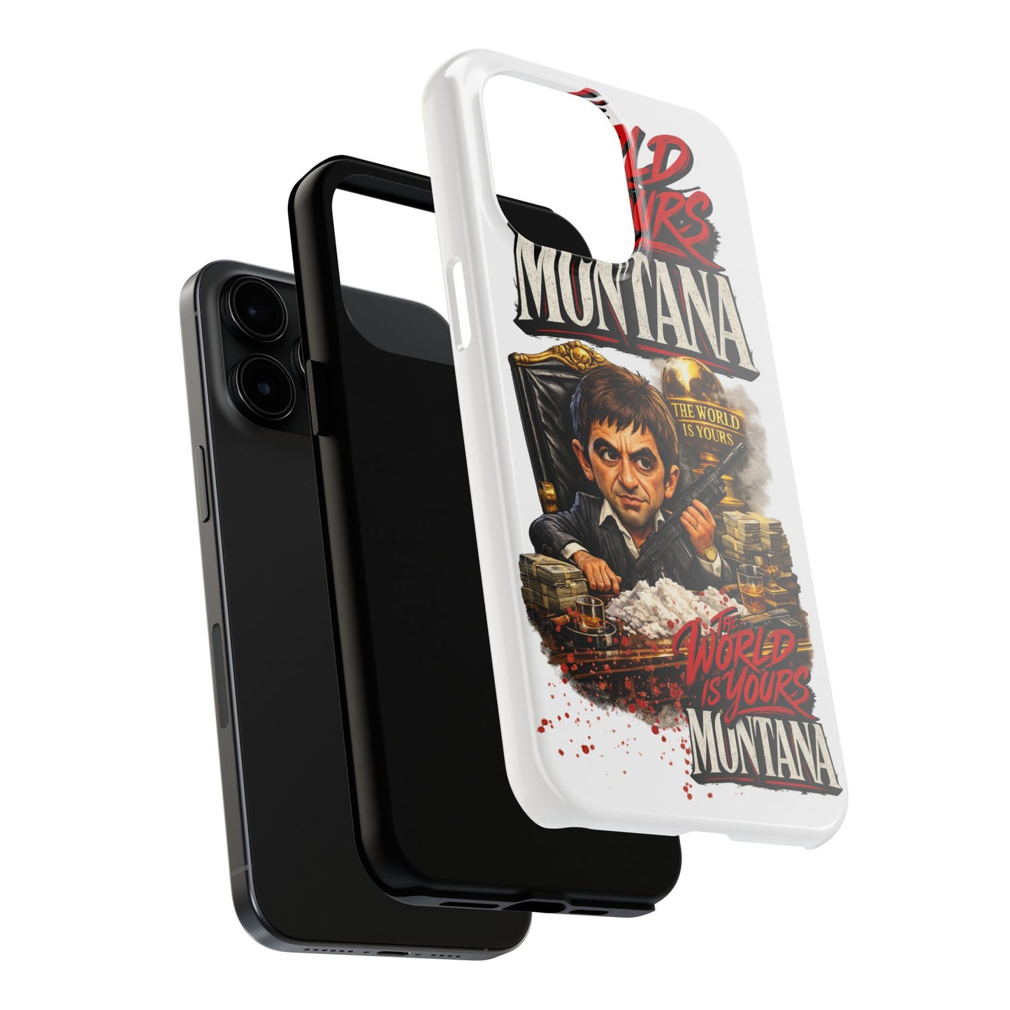 Tony Montana "The World Is Yours" Vintage Caricature Tough Phone Case