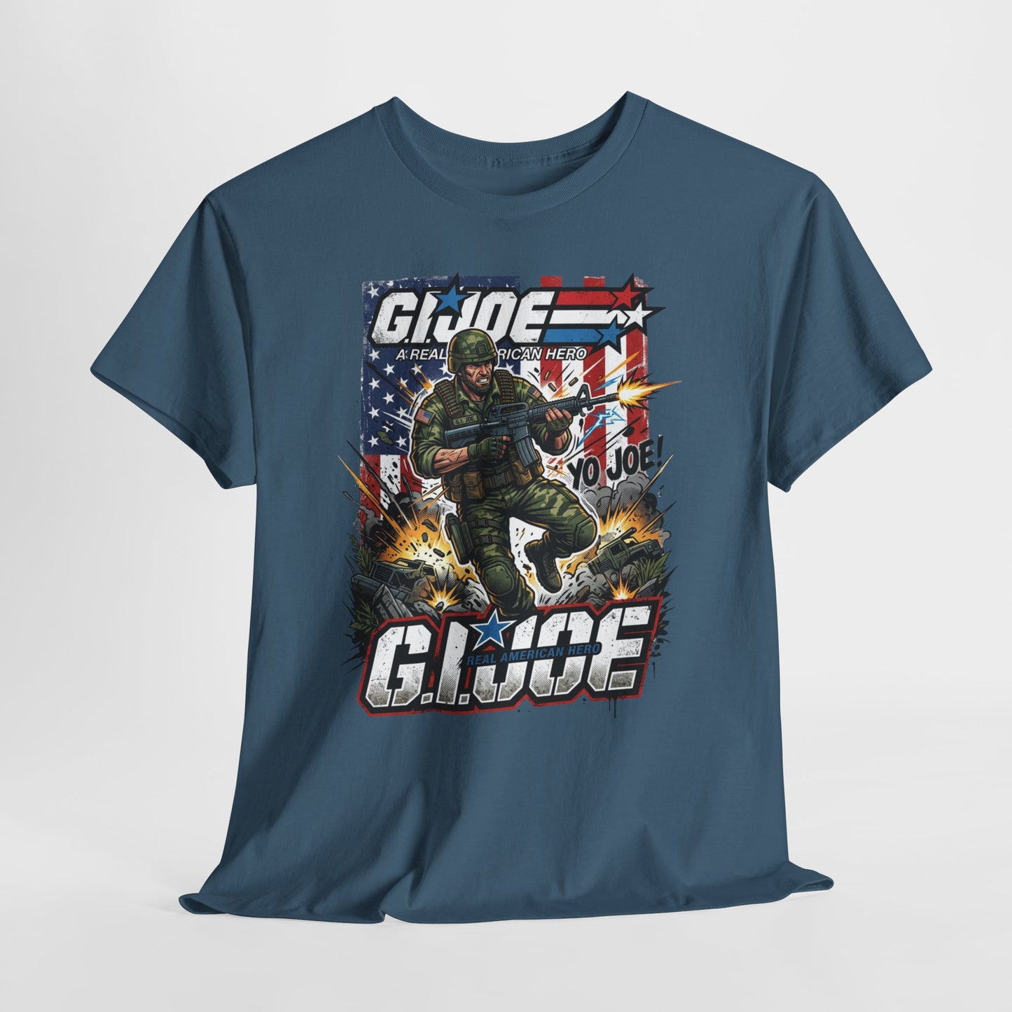 GI Joe Graphic Tee – Vintage Military Action Poster T-Shirt