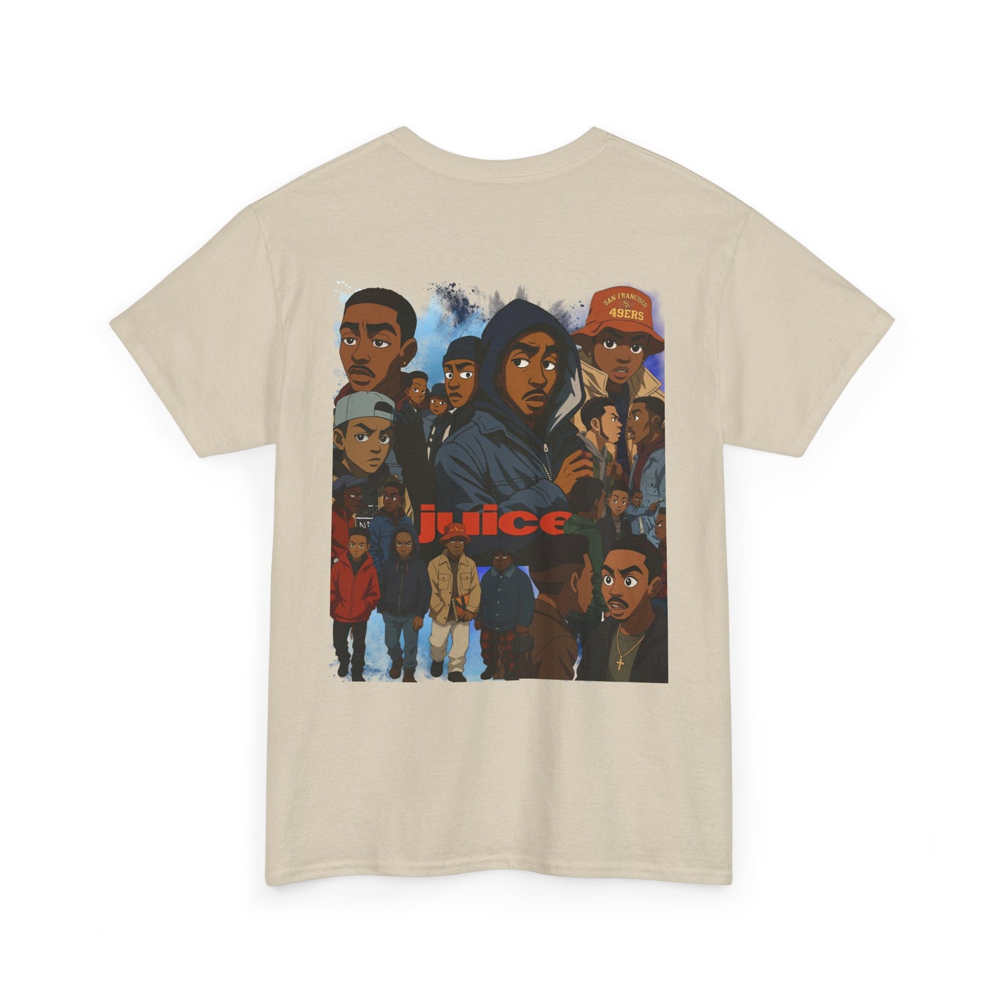 Juice Movie Tribute Unisex Heavy Cotton Tee - Vintage Graphic Tee for Hip-Hop Fans