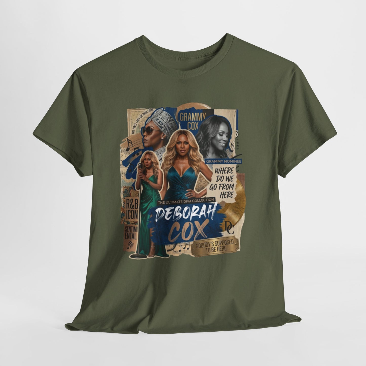 'Deborah Cox' Retro Collage R&B Tribute Shirt