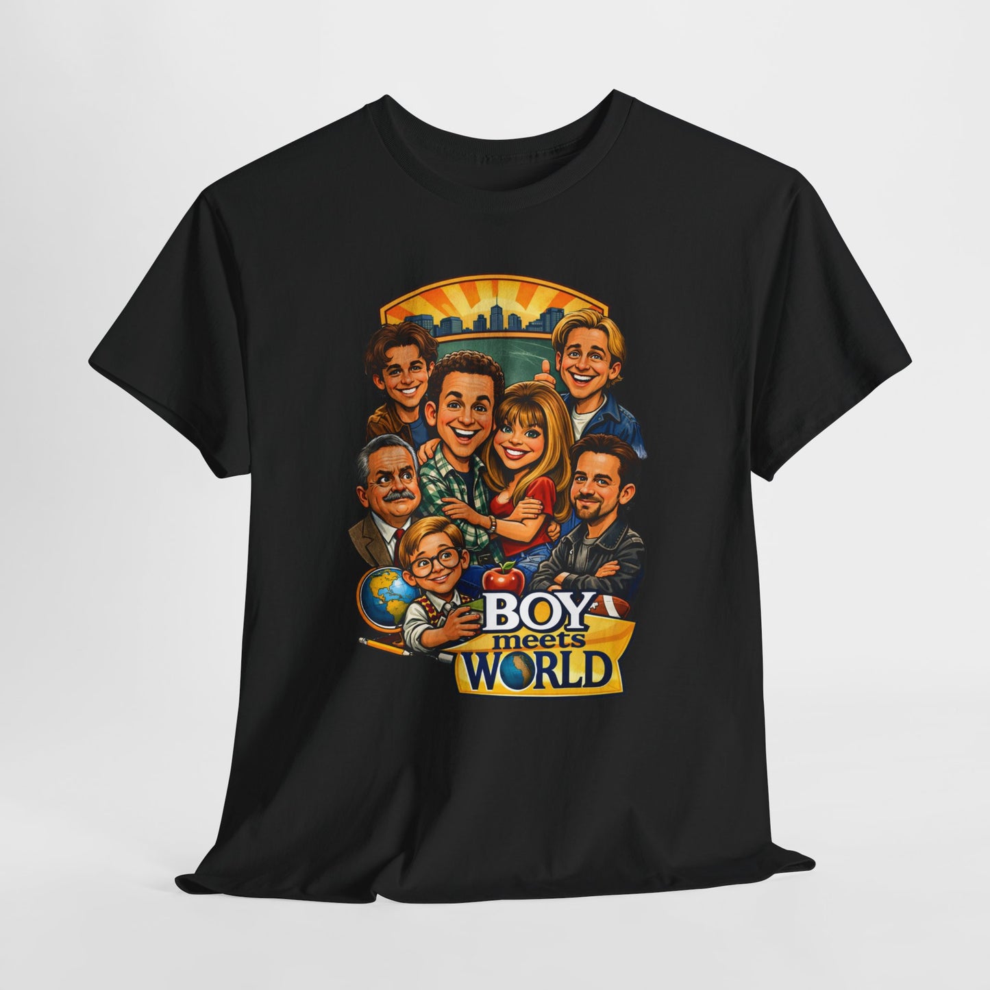 'Boy Meets World' Retro Cast Caricature Tee