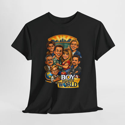 'Boy Meets World' Retro Cast Caricature Tee