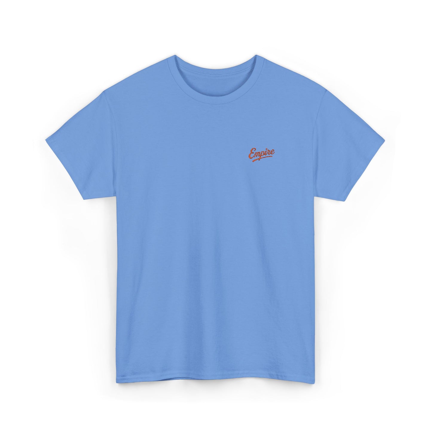 Signature Embroidered Empire Orange Chest Logo T-Shirt