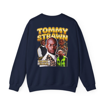 Martin Graphic Crewneck Sweatshirt — Vintage Retro Tommy Strawn Photo Collage
