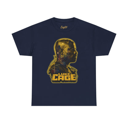Luke Cage Profile Graphic Tee — Retro Marvel Street Hero T‑Shirt