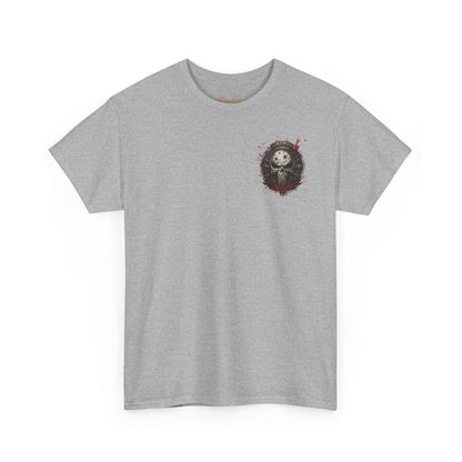 Punisher Graphic Tee — Frank Castle Skull Art Backprint