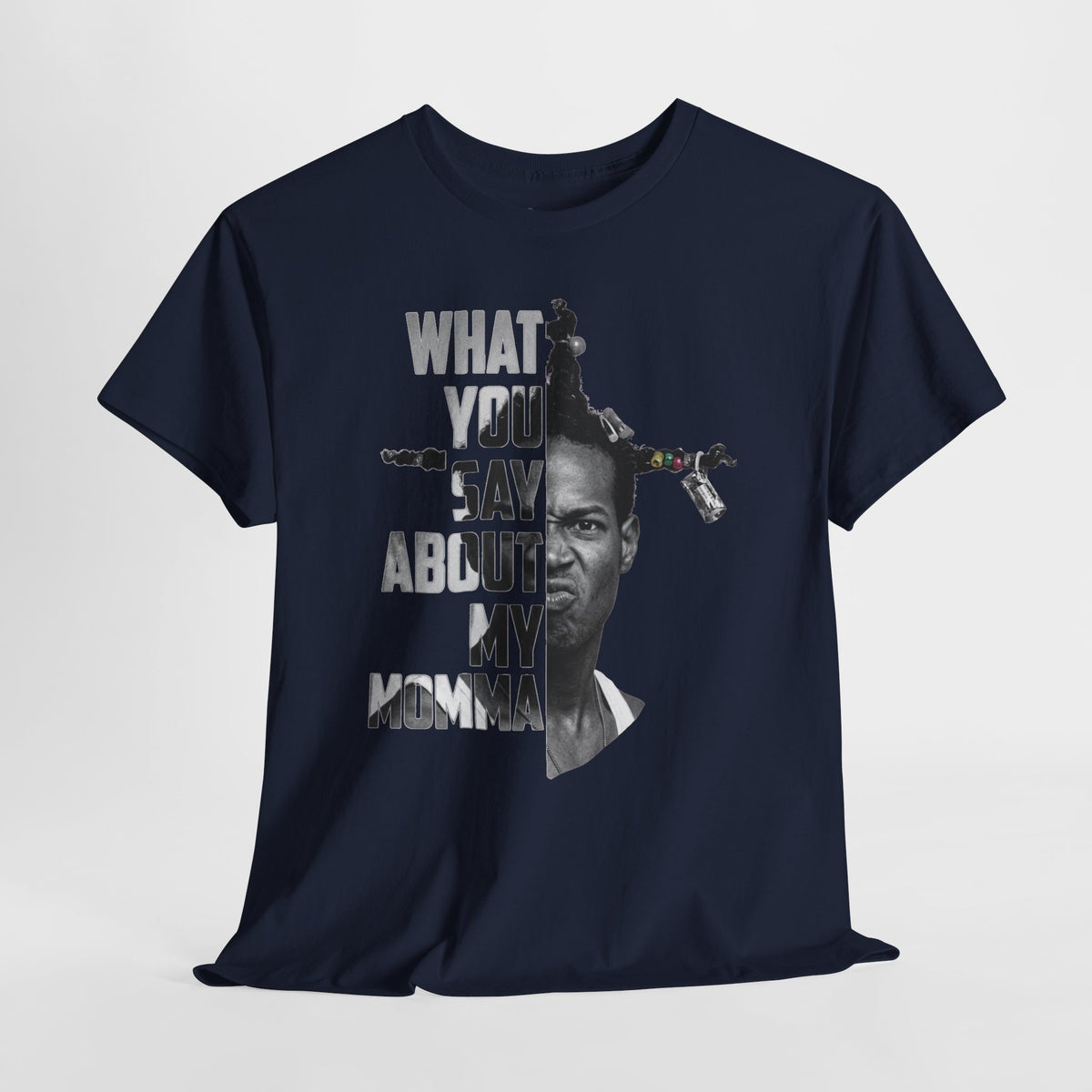 Loc Dog "What You Say About My Momma" Vintage Portrait T‑Shirt