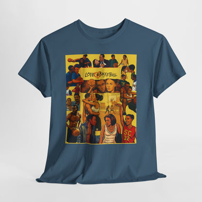Love & Basketball Tee - Casual Style, Gift for Sports Lovers, Unique Graphic Shirt, Everyday Wear, Movie Inspired Apparel