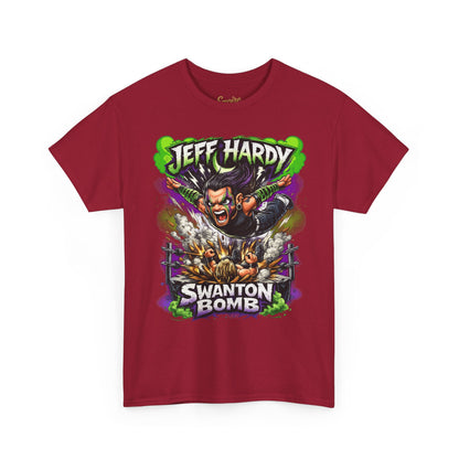 "Swanton Bomb" Graphic Tee — Pro Wrestler Vintage-Style Wrestling Shirt