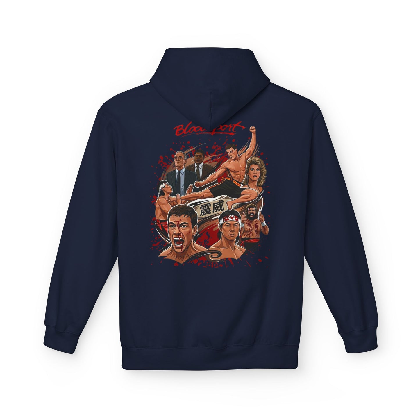 Bloodsport Vintage Collage Graphic Hoodie