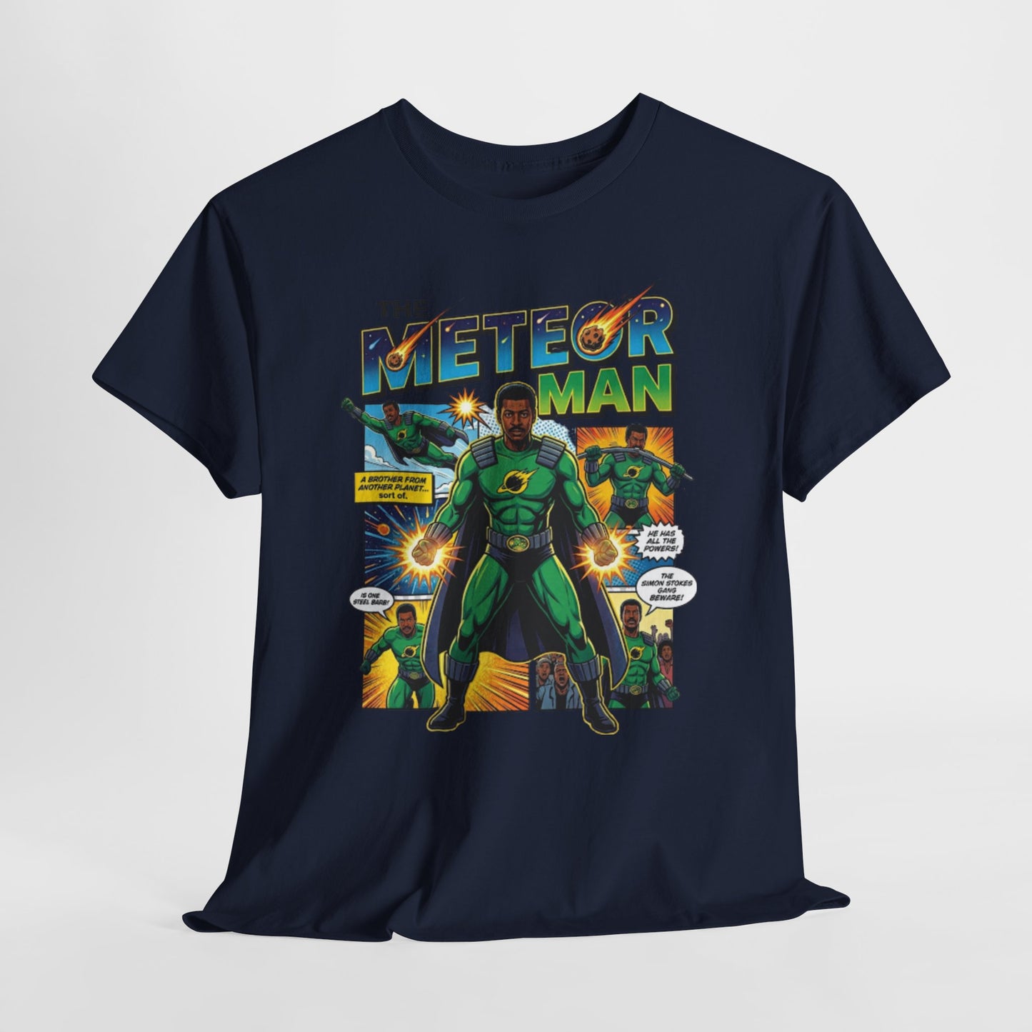 Meteor Man - Superhero Graphic Tee for Comic Fans