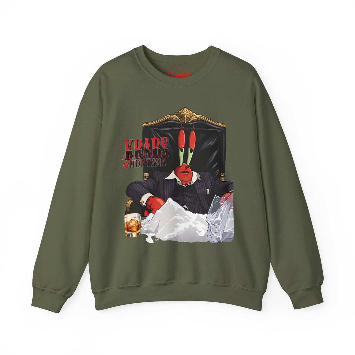 Luxury Mr. Krabs Montana  Scarface Parody Graphic