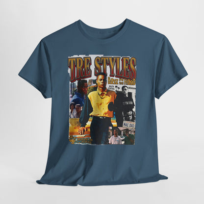 Tre Styles Graphic Tee — Vintage Collage T‑Shirt