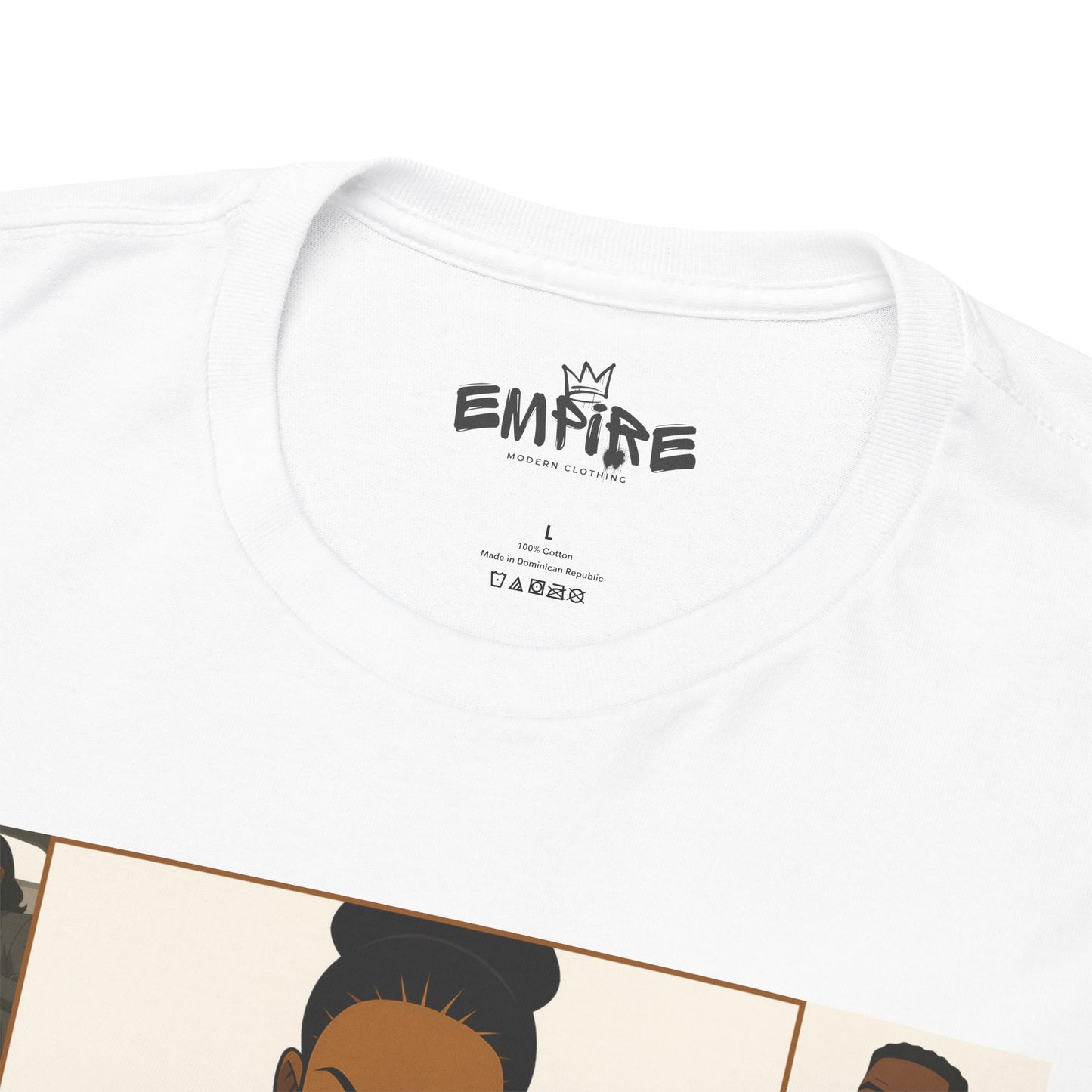 "A Thin Line" Unisex Heavy Cotton Tee - Artistic Tribute Design