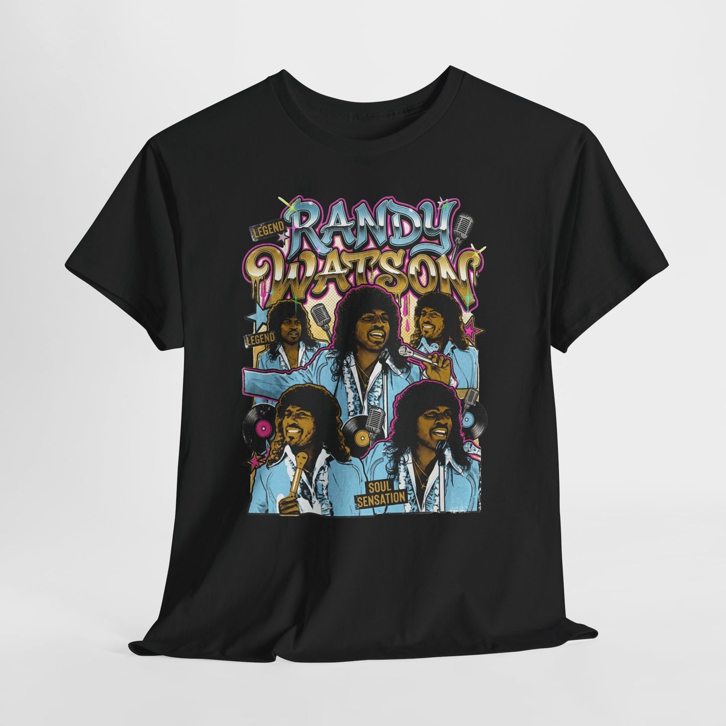 Randy Watson Vintage Portrait Tee — 90s Soul Funk Graphic T-Shirt