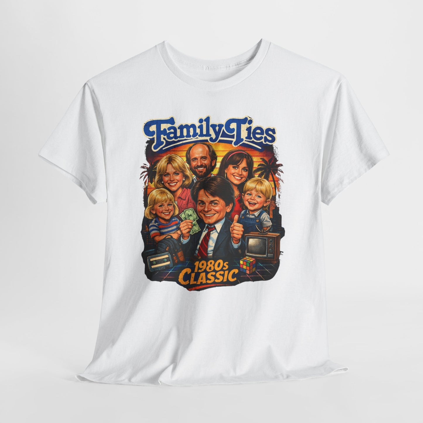 Family Ties 1980s Classic Tee