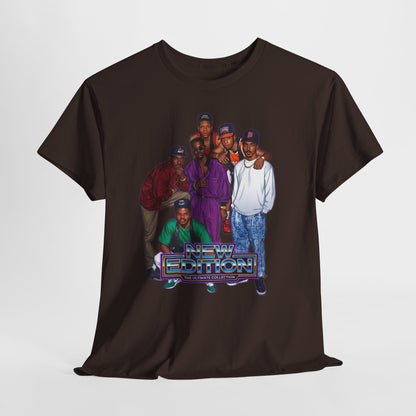 Vintage New Edition Graphic Tee – "The Ultimate Collection" Retro Portrait T-Shirt