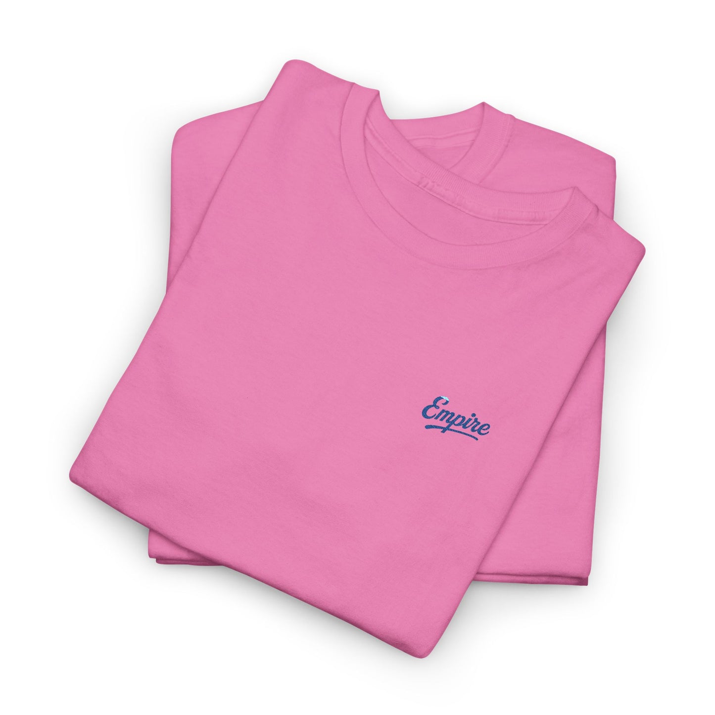Signature Embroidered Empire Royal Blue Chest Logo T-Shirt
