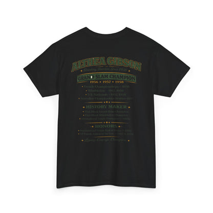 Althea Gibson 'Breaking Barriers' Tennis T-Shirt — Vintage Grand Slam Champion Tribute
