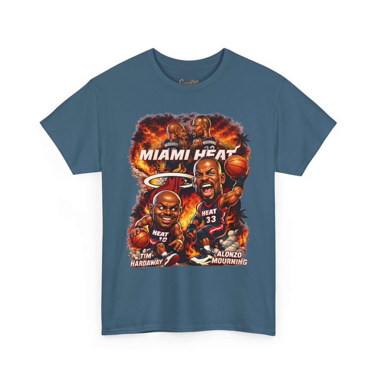 Miami Heat Retro Players Graphic Tee — Vintage Basketball Fan Shirt