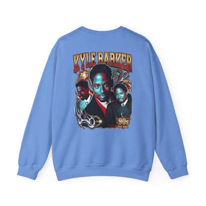 Crewneck Sweatshirt — 'Kyle Barker 90s' Vintage TV Sitcom Tribute Graphic