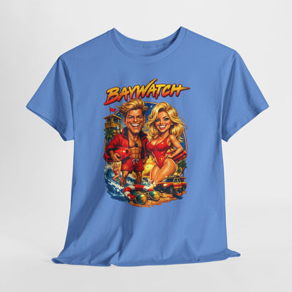 Baywatch Retro Beach T-Shirt — Vintage Lifeguard Graphic Tee