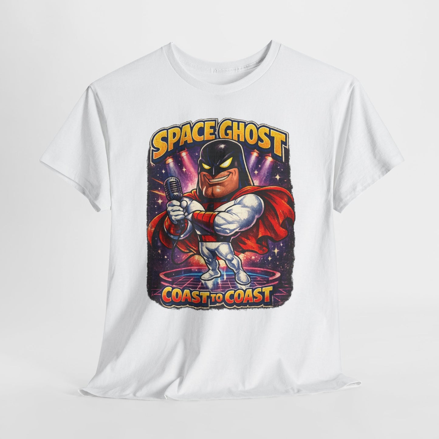 Space Ghost Graphic Tee — "Space Ghost Coast to Coast" Retro Cartoon T-Shirt