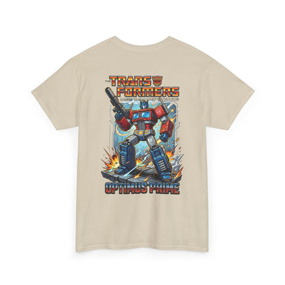Transformers Optimus Prime Graphic Tee — Retro Robot Movie Merch