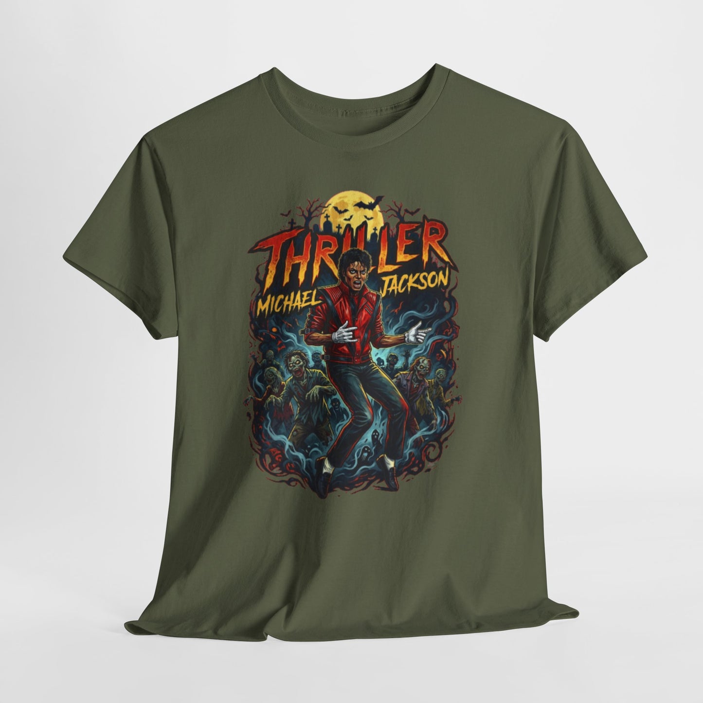 Thriller Graphic Tee — Retro Halloween Pop Music T-Shirt