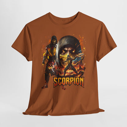 Scorpion Video Game Tee - Retro Fighter Graphic Shirt