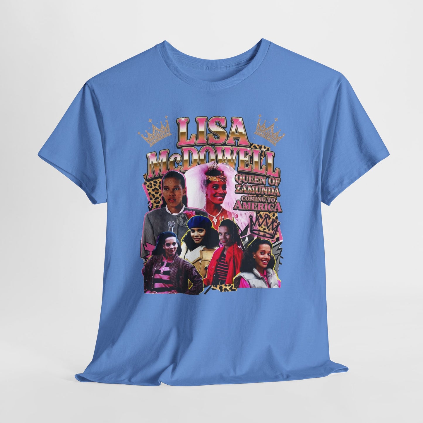 Lisa McDowell ‘90s Nostalgia Collage Tee — Coming To America Graphic Shirt
