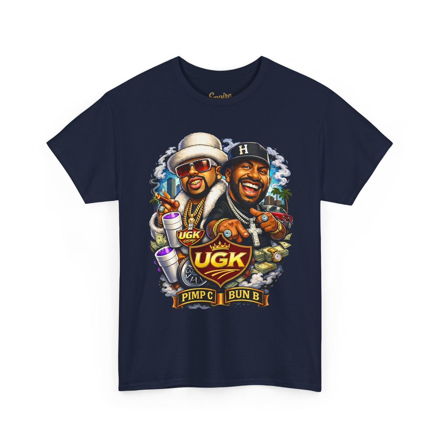 UGK Pimp & Bun B Graphic T-Shirt — Retro Hip Hop Tribute Tee