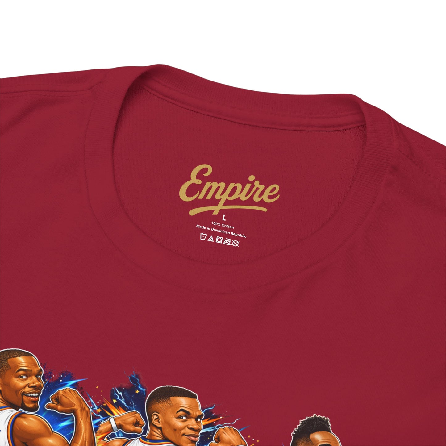 OKC Thunder Caricature Basketball T-Shirt — Team Players Graphic Tee
