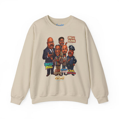 Cartoon Vintage GOAT TV Dad Crewneck Sweatshirt
