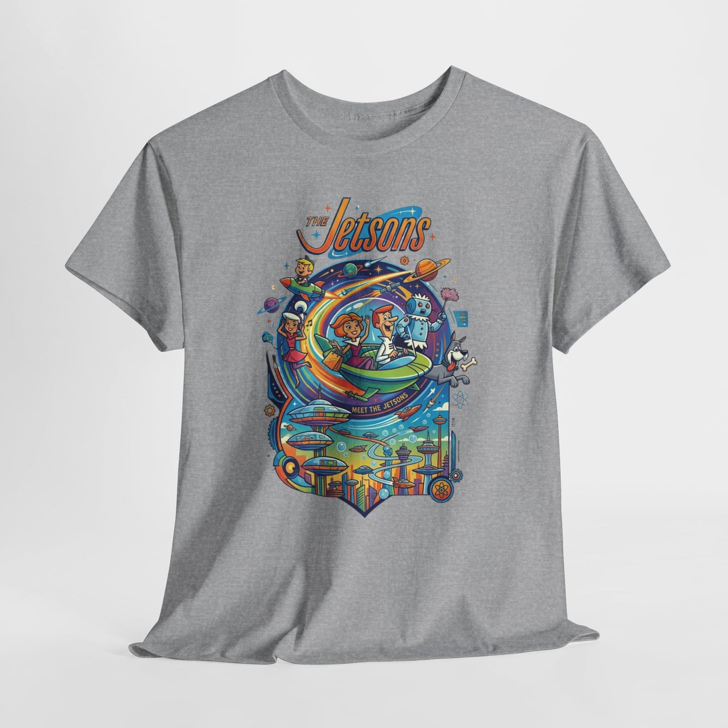 Retro Space Adventure T‑Shirt – Colorful Sci‑Fi Graphic Tee