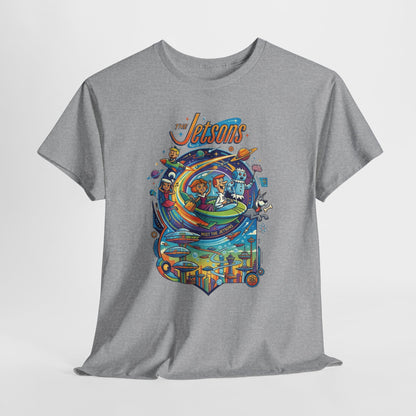 Retro Space Adventure T‑Shirt – Colorful Sci‑Fi Graphic Tee