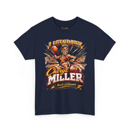 Legendary Cheryl Miller Basketball T-Shirt — 4x NCAA Champion, 1984 Gold Medalist