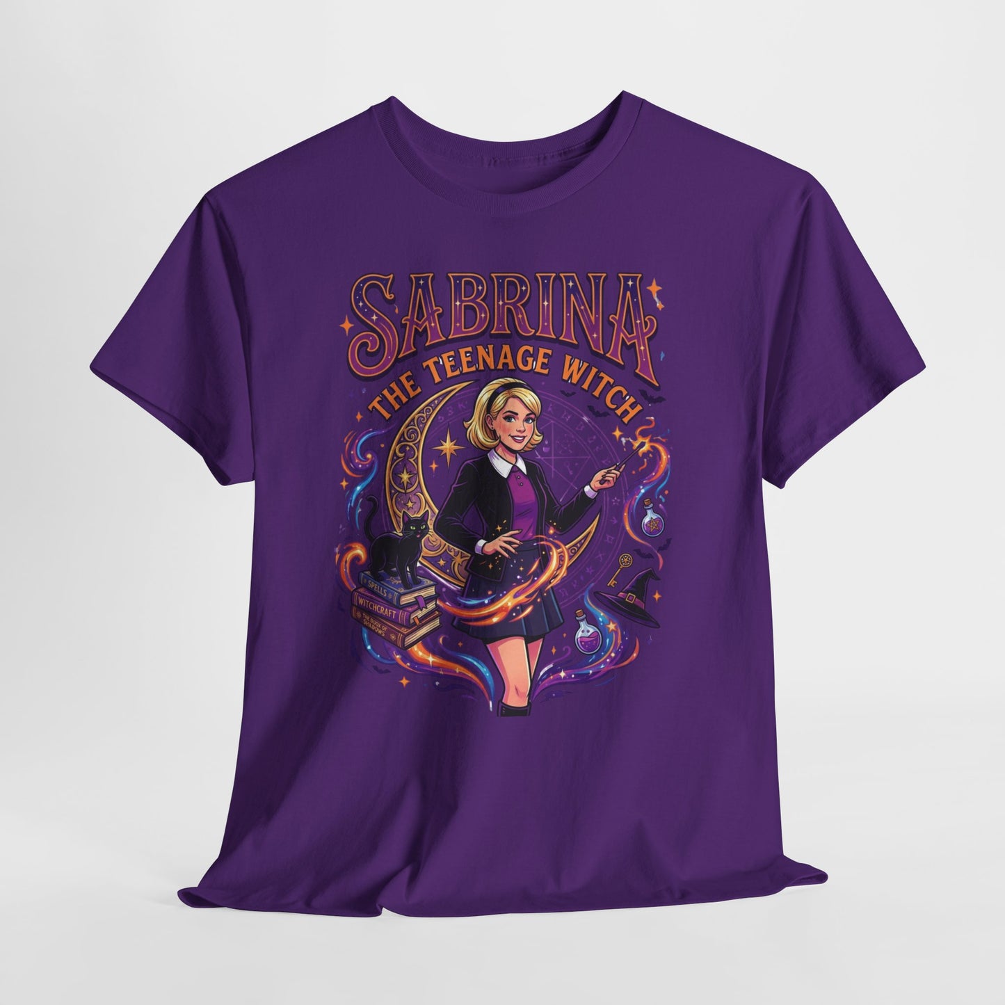 Sabrina The Teenage Witch Graphic Tee — Retro Spellbook Witchy T-Shirt