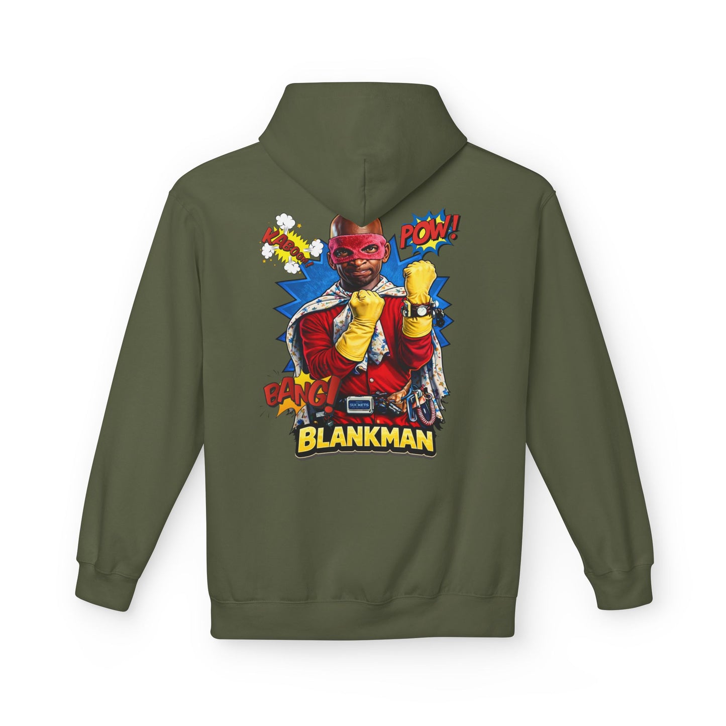 Blankman Inspired Graphic Midweight Softstyle Fleece Hoodie