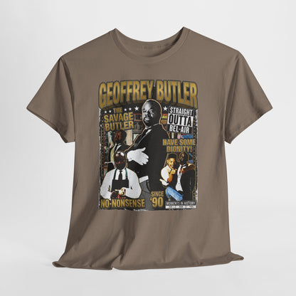 Geoffrey Butler Graphic Tee — "Savage Butler" Vintage Sitcom Tribute T-Shirt
