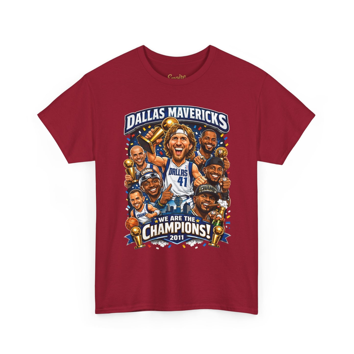 Dallas Mavericks Champions Tee – “We Are The Champions” Basketball Fan Shirt
