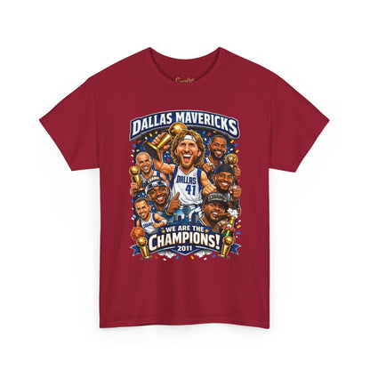 Dallas Mavericks Champions Tee – “We Are The Champions” Basketball Fan Shirt