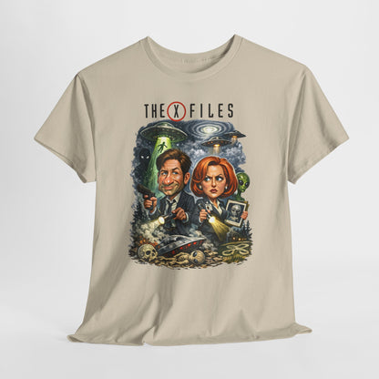 Sci‑Fi Detective Tee — The X Files Artwork Graphic T‑Shirt