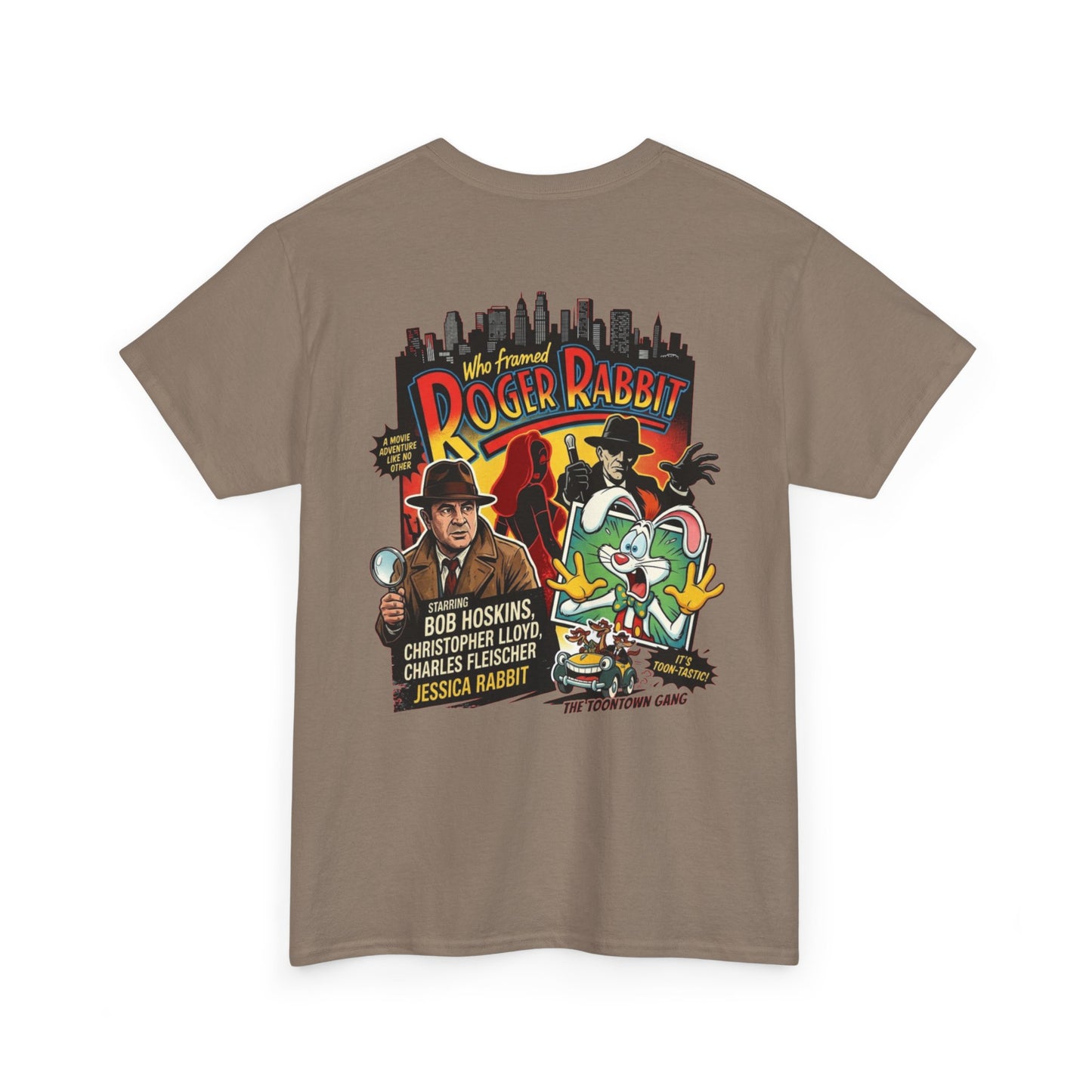 Who Framed Roger Rabbit Poster Tee — Retro Movie Graphic T-Shirt